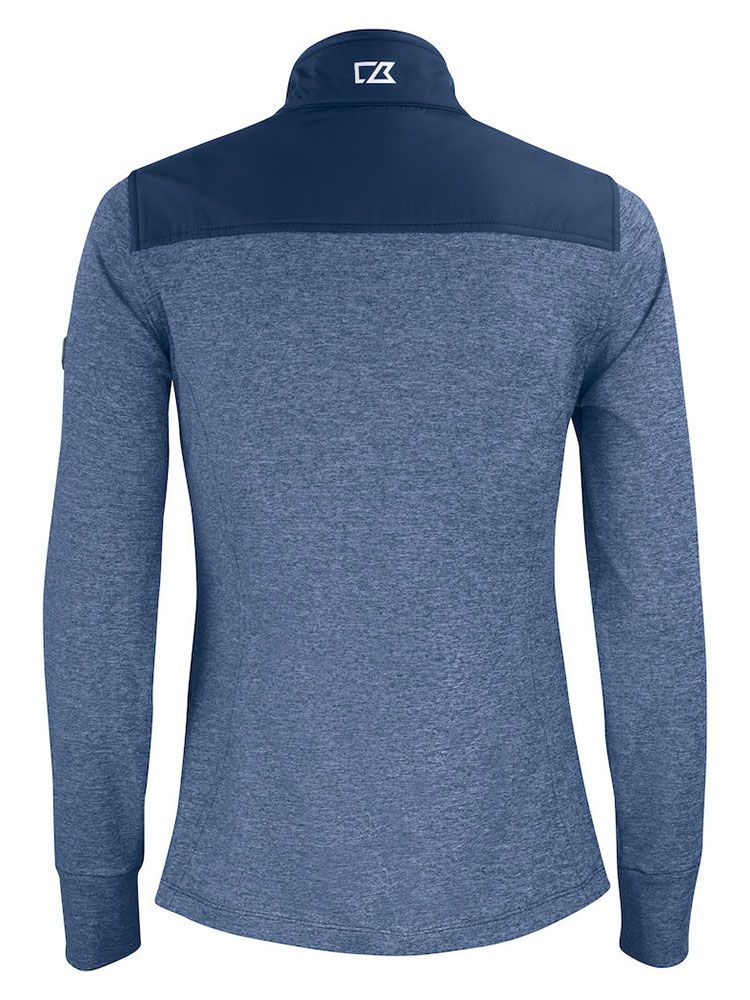 Stealth Jacke Damen Dunkelblau, sportlich, wind- und wasserabweisend, mit Stehkragen und Reißverschlusstaschen