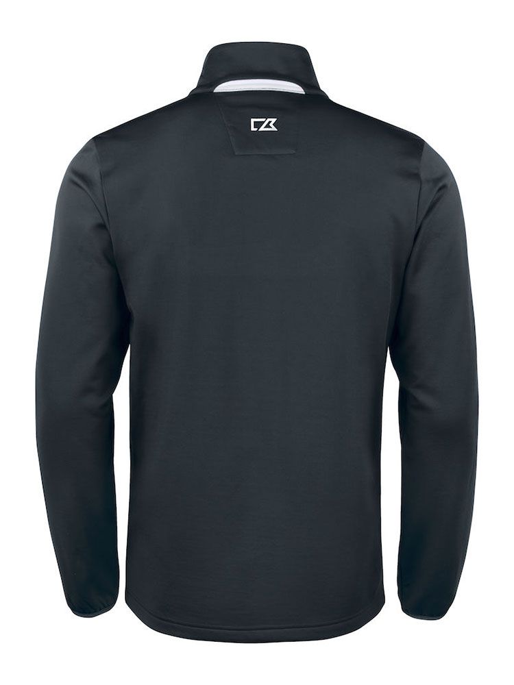 Schwarze Herren Fleecejacke Outdoor, bequem und robust