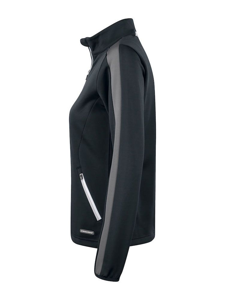 Fleecejacke besticken, warm und atmungsaktiv, mit Stehkragen und Reißverschlusstaschen