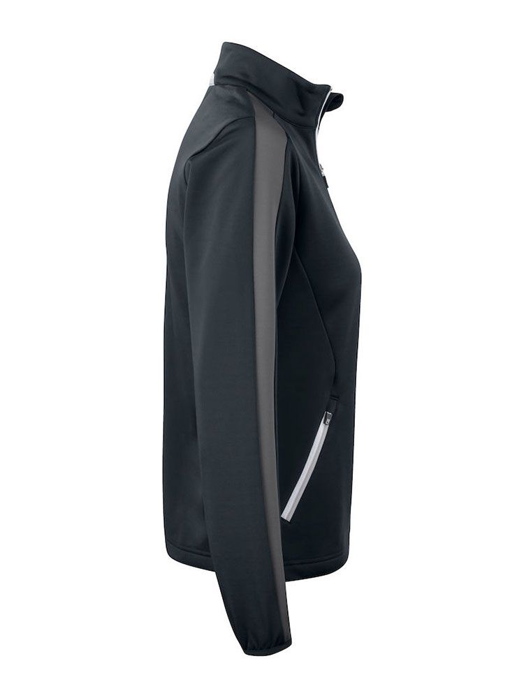 Fleecejacke besticken, warm und atmungsaktiv, mit Stehkragen und Reißverschlusstaschen