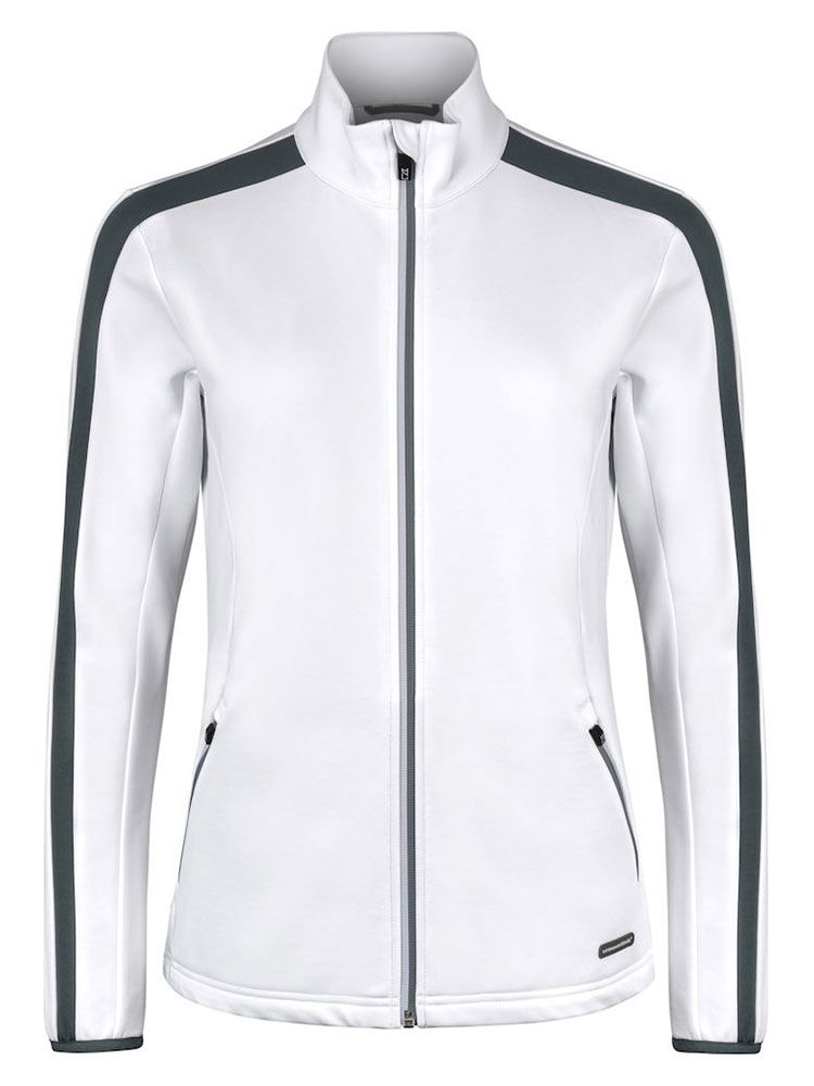 Leichte Fleecejacke Damen in Blau, atmungsaktiv, mit Stehkragen und Reißverschlusstaschen