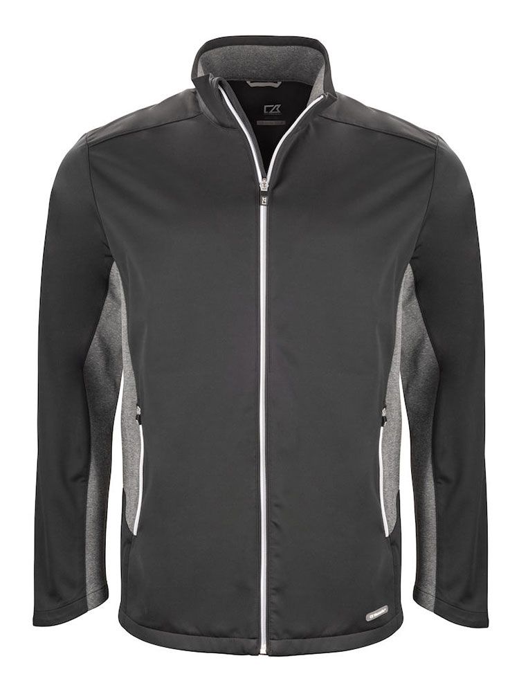 Softshelljacke Herren Winter, wind- und wasserabweisend, mit Stehkragen und Reißverschlusstaschen