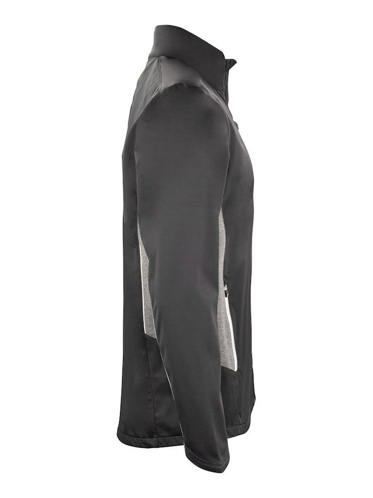 Softshelljacke Herren Winter, wind- und wasserabweisend, mit Stehkragen und Reißverschlusstaschen