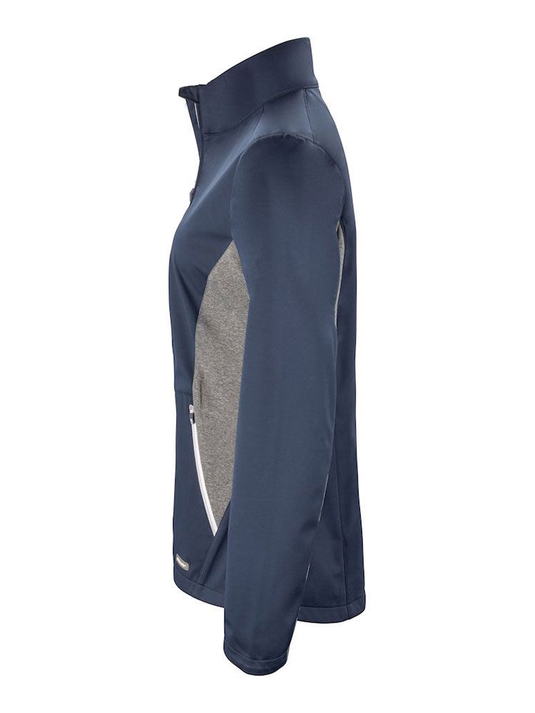 Navigate Softshell Jacket Ladies, Damen Outdoorjacke, wind- und wasserabweisend, mit Stehkragen und Reißverschlusstaschen