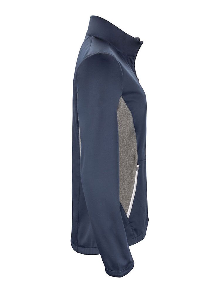 Navigate Softshell Jacket Ladies, Damen Outdoorjacke, wind- und wasserabweisend, mit Stehkragen und Reißverschlusstaschen