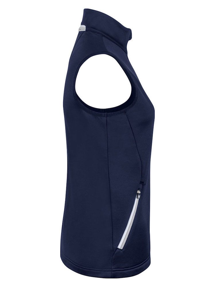 Blaue Weste Damen – ärmellose Sportweste, leicht & atmungsaktiv, modern geschnitten