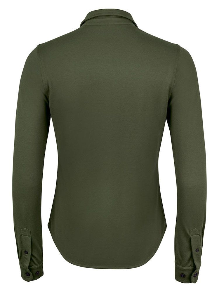 Casual Damenbluse mit Tri-Blend-Stretch von Cutter & Buck – ideal für Büro, Reisen und Alltag