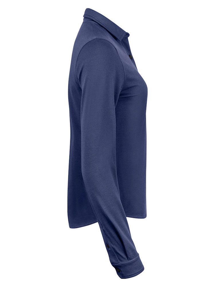 Hochwertige Damenbluse mit Tri-Blend-Stretch – ideal für Büro, Businessreisen und Alltag