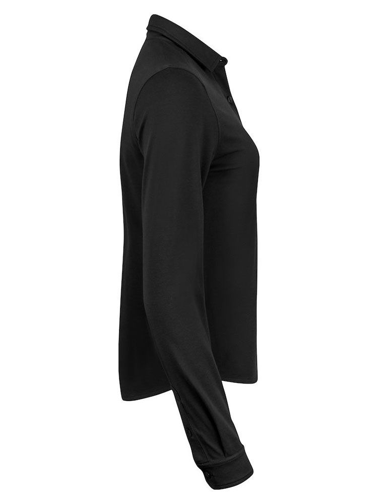 Business Bluse für Damen aus Tri-Blend-Stretch – ideal für Büro, Reise & Kundenkontakt