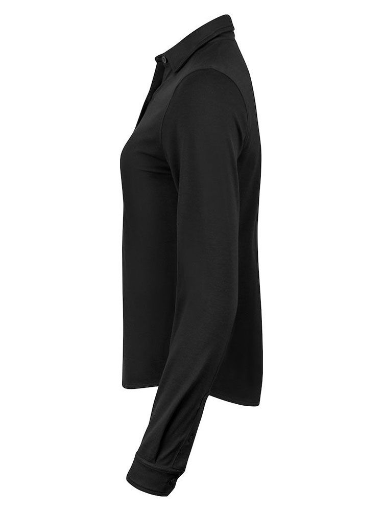 Business Bluse für Damen aus Tri-Blend-Stretch – ideal für Büro, Reise & Kundenkontakt