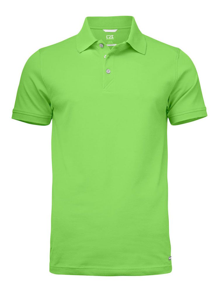 Poloshirt Herren Grün von Cutter & Buck mit UV-Schutz und sportlicher Passform