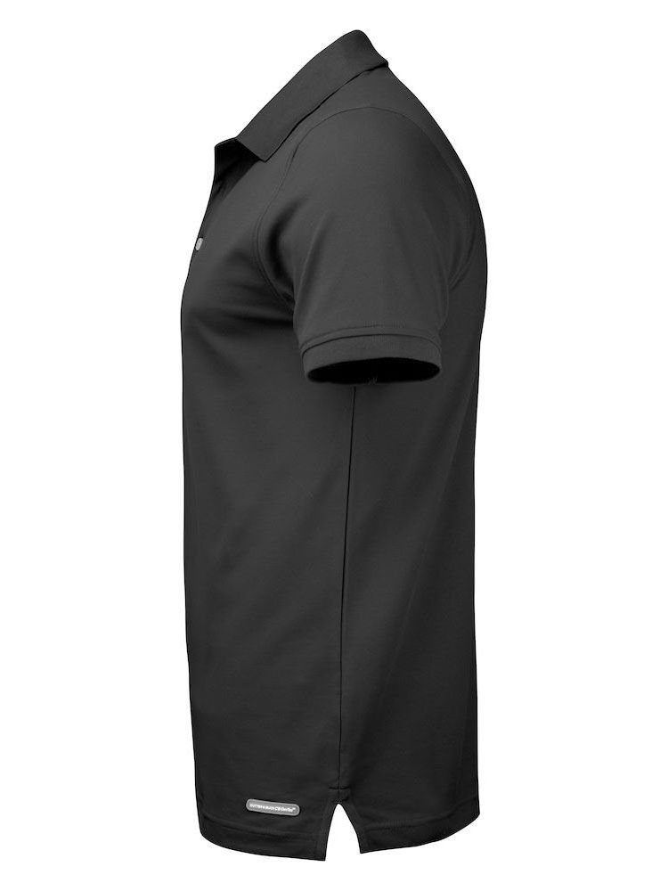 Poloshirt in grau für Herren von Cutter & Buck mit UV-Schutz und sportlicher Passform