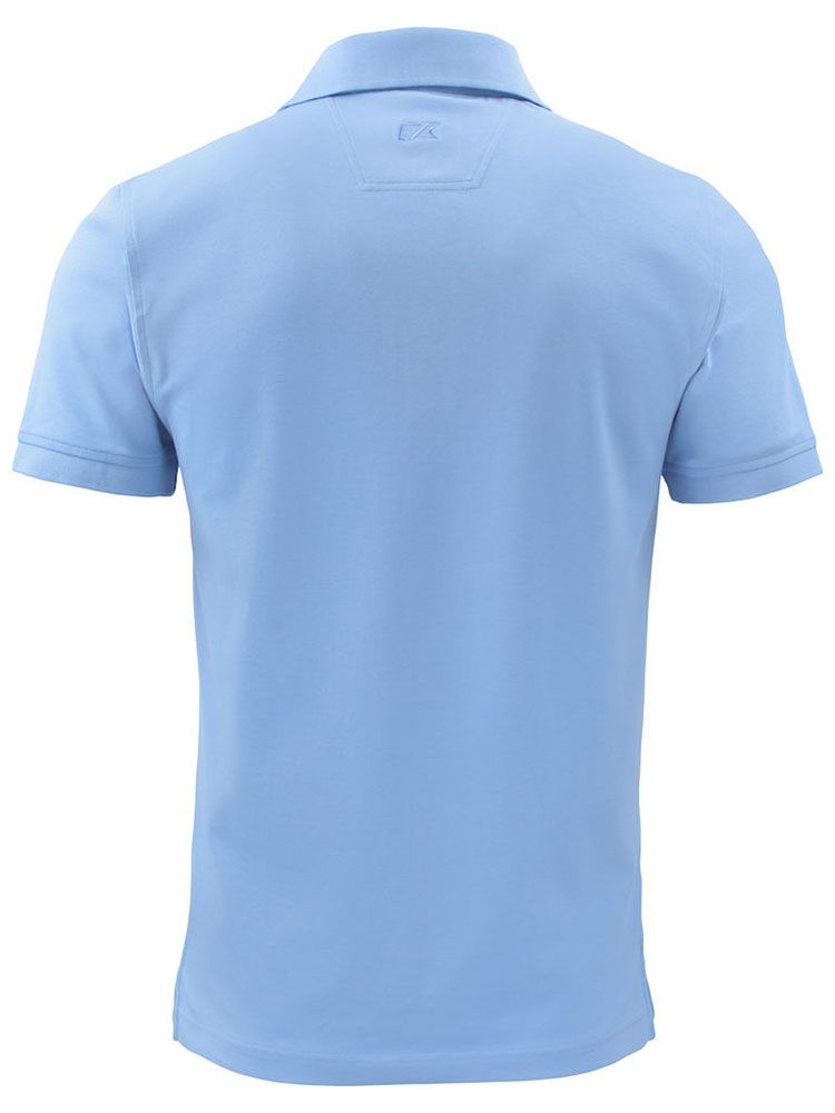 Poloshirt hellblau Herren von Cutter & Buck mit UV-Schutz und modernem Schnitt