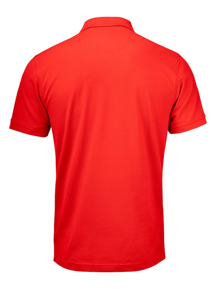 Poloshirt Herren rot von Cutter & Buck mit UV-Schutz und sportlichem Schnitt