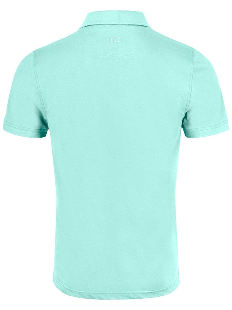 Poloshirt Herren türkis von Cutter & Buck mit UV-Schutz und sportlichem Schnitt