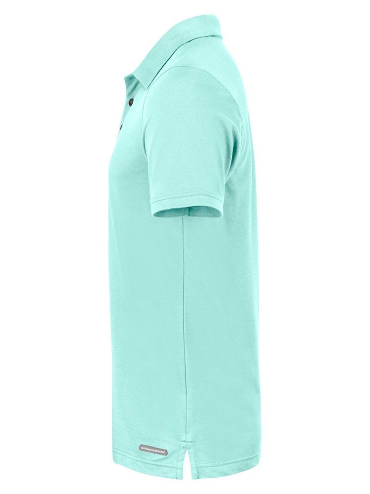 Poloshirt Herren türkis von Cutter & Buck mit UV-Schutz und sportlichem Schnitt