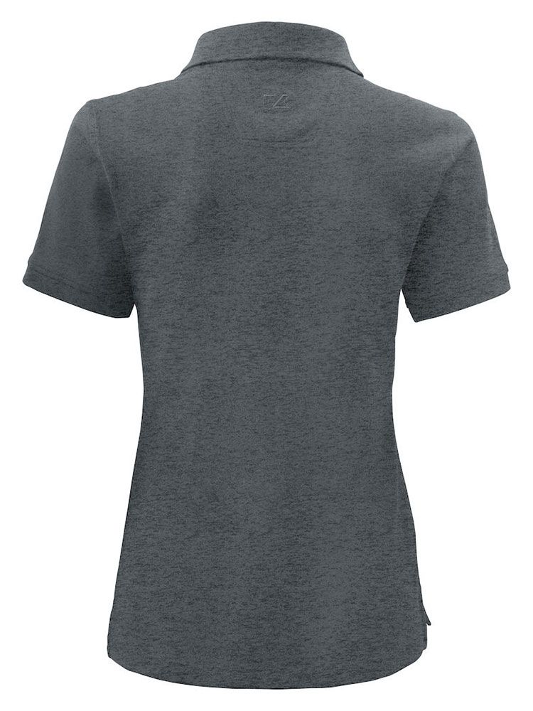 Damen Poloshirt Grau von Cutter & Buck mit UV-Schutz und femininer Passform – ideal für Büro und Service