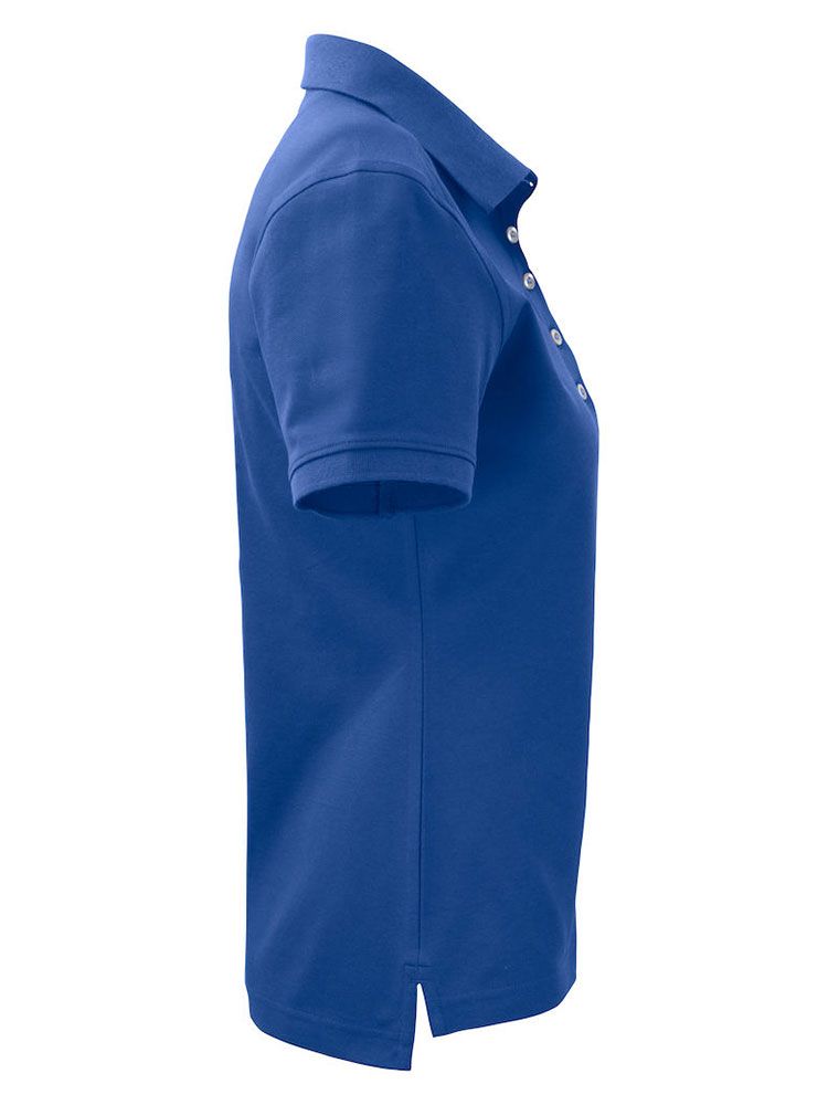 Damen Poloshirt blau von Cutter & Buck mit UV-Schutz und femininem Schnitt – ideal für Büro und Kundenkontakt