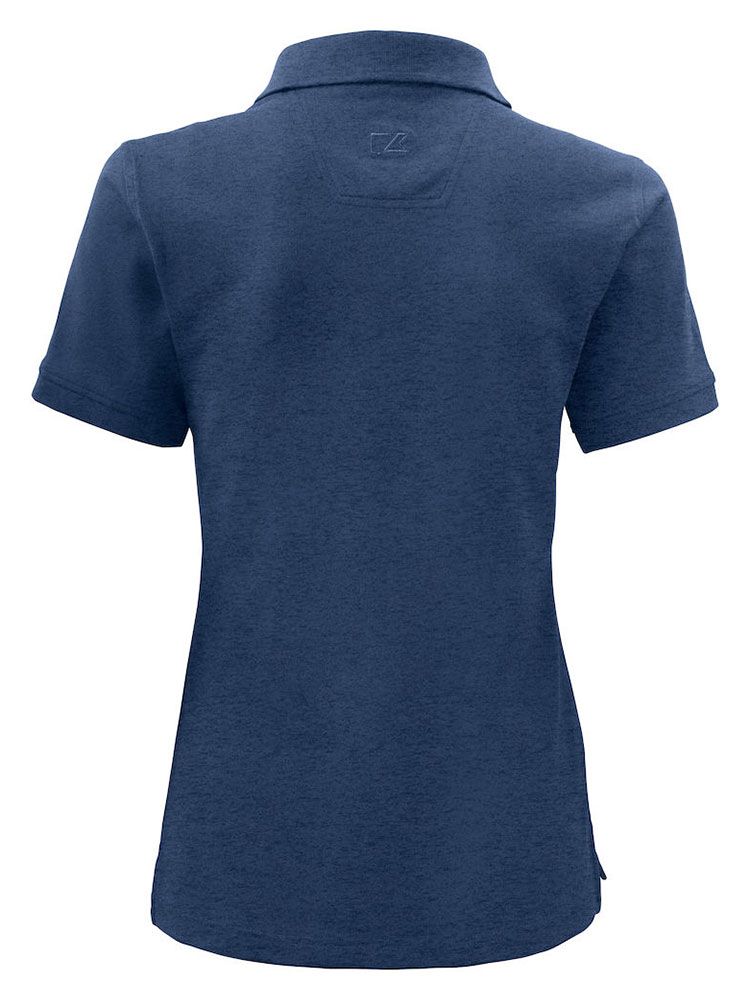 Damen Poloshirt Dunkelblau von Cutter & Buck mit UV-Schutz und femininem Schnitt – ideal für Büro und Kundenkontakt