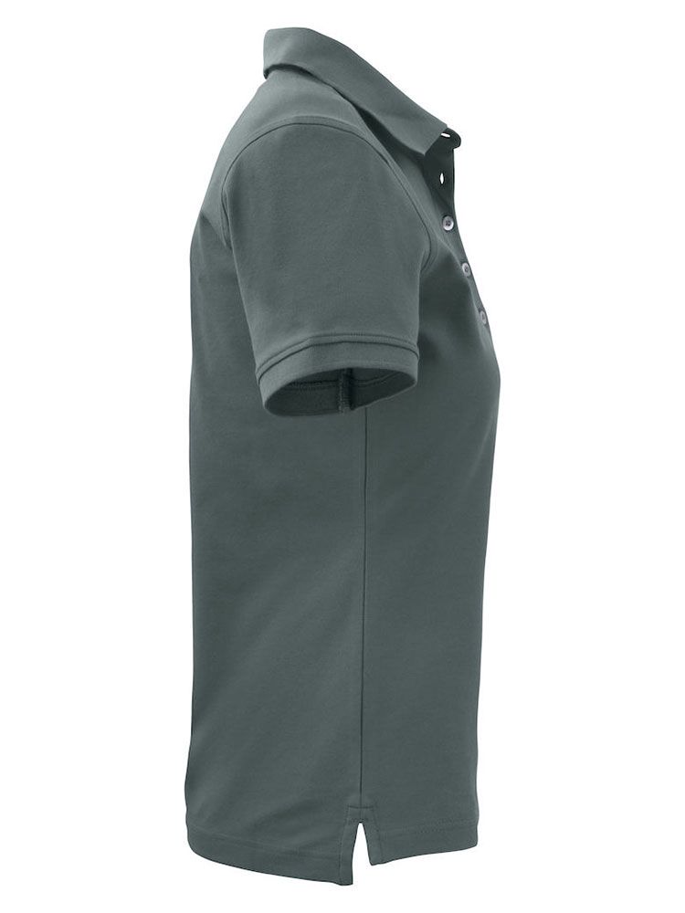 Graues Damen Poloshirt von Cutter & Buck mit UV-Schutz und femininer Passform