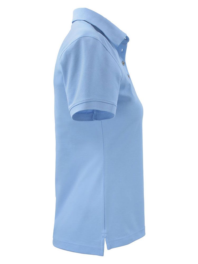 Poloshirt Damen Hellblau mit UV-Schutz und femininer Passform