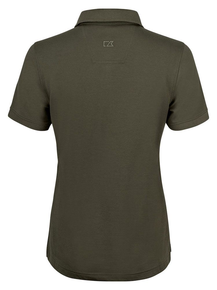 Damen Business Polo in Olivgrün von Cutter & Buck mit UV-Schutz