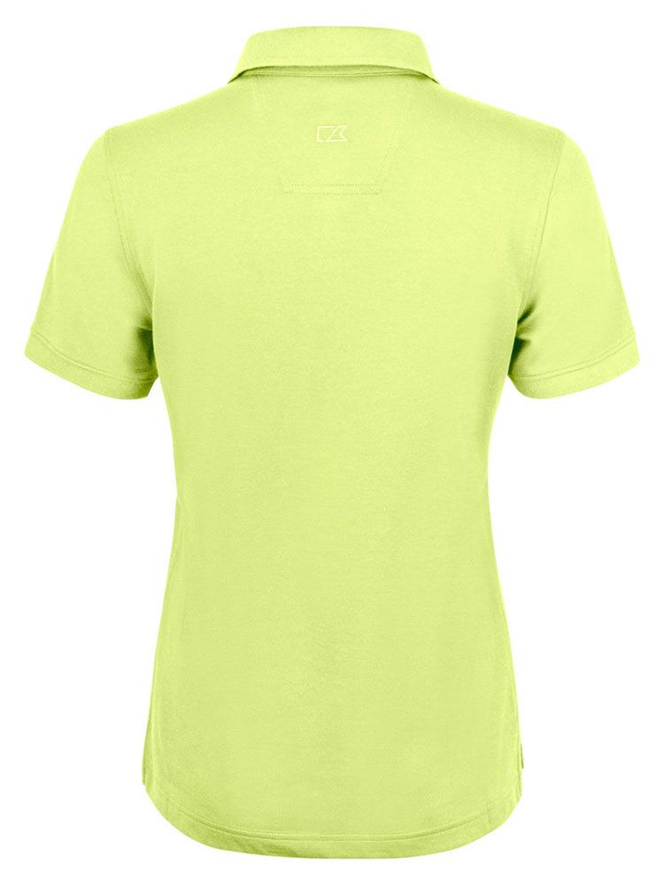Grünes Damen Business Poloshirt von Cutter & Buck mit UV-Schutz und femininer Passform