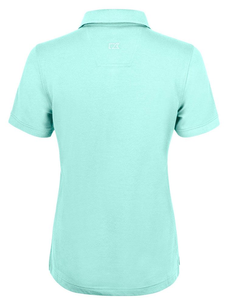 Poloshirt besticken für Damen Türkis von Cutter & Buck – ideal zum Besticken mit Logo oder Namen