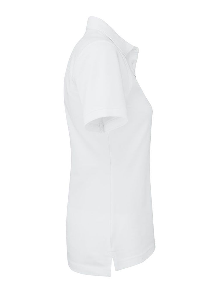 Weißes Funktions Poloshirt für Damen von Cutter & Buck mit UV-Schutz und femininer Passform