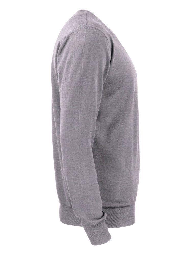 Merinowolle Pullover für Herren in grau, weich, warm und atmungsaktiv, Rundhalsausschnitt