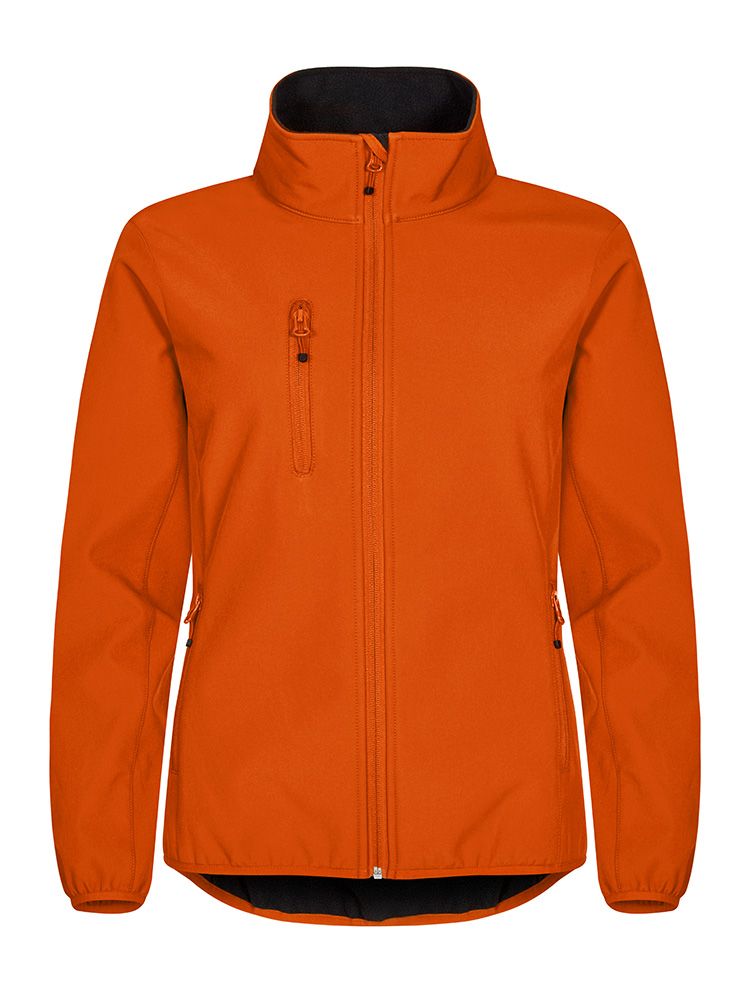 Damen Softshell Jacke Orange