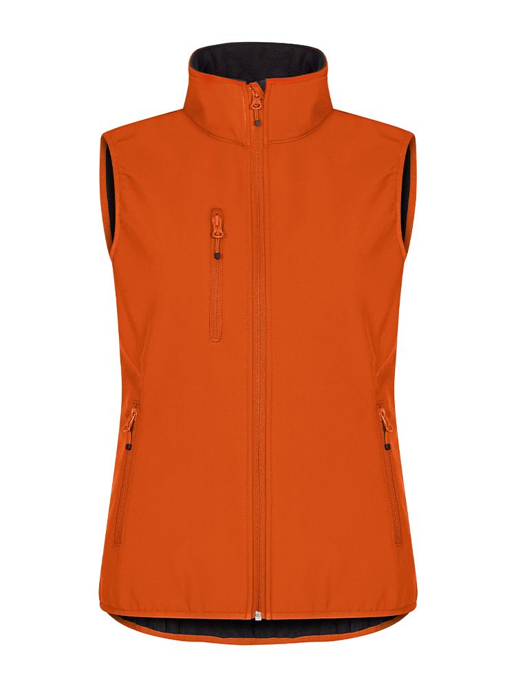 Damen Classic Weste Orange
