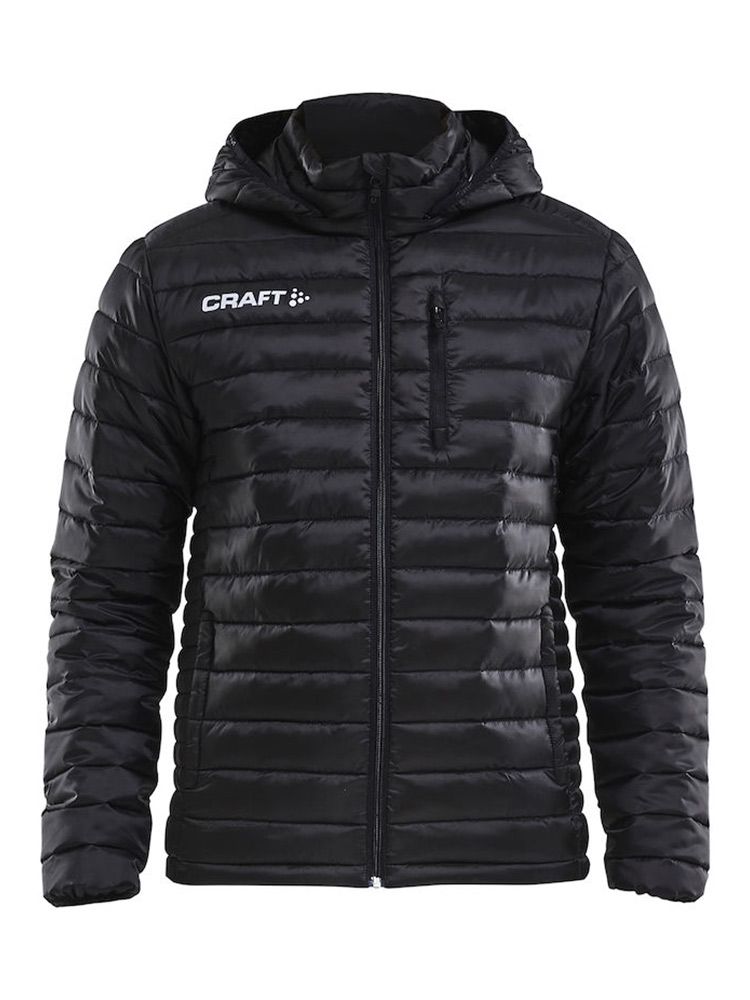 Steppjacke Herren schwarz von CRAFT – leicht, winddicht & wasserabweisend für Freizeit & Training