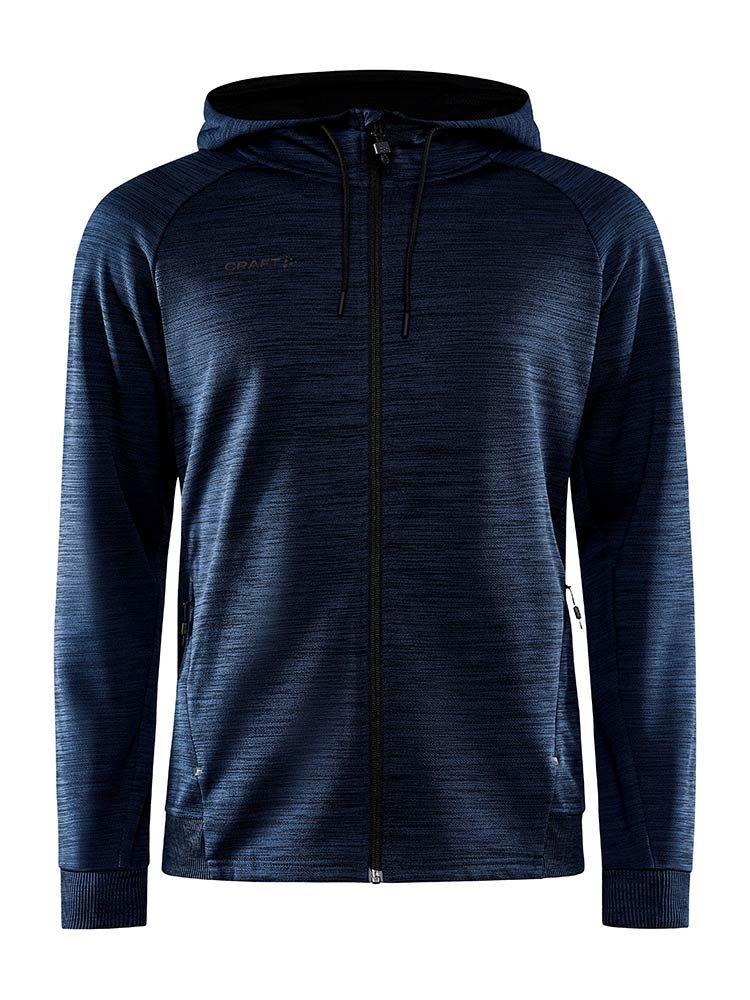 Dunkelblaue Kapuzenjacke Herren