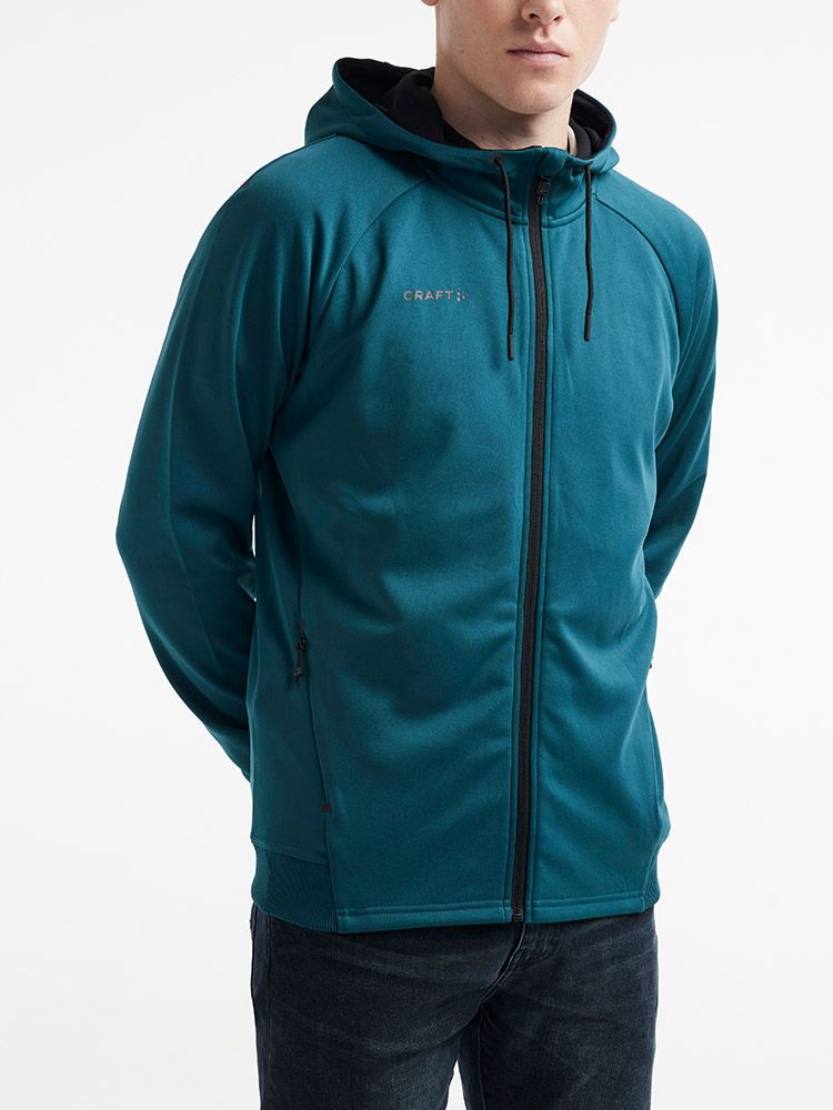Kapuzenjacke Herren Türkis