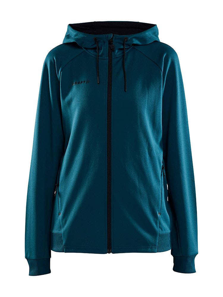 Kapuzenjacke Damen Türkis