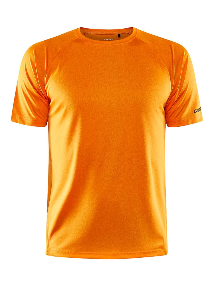 Fitness Shirt Herren Orange