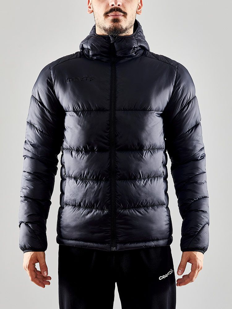 Sportliche Winterjacke Herren Schwarz