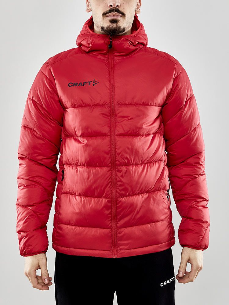 Sportliche Winterjacke Herren Rot