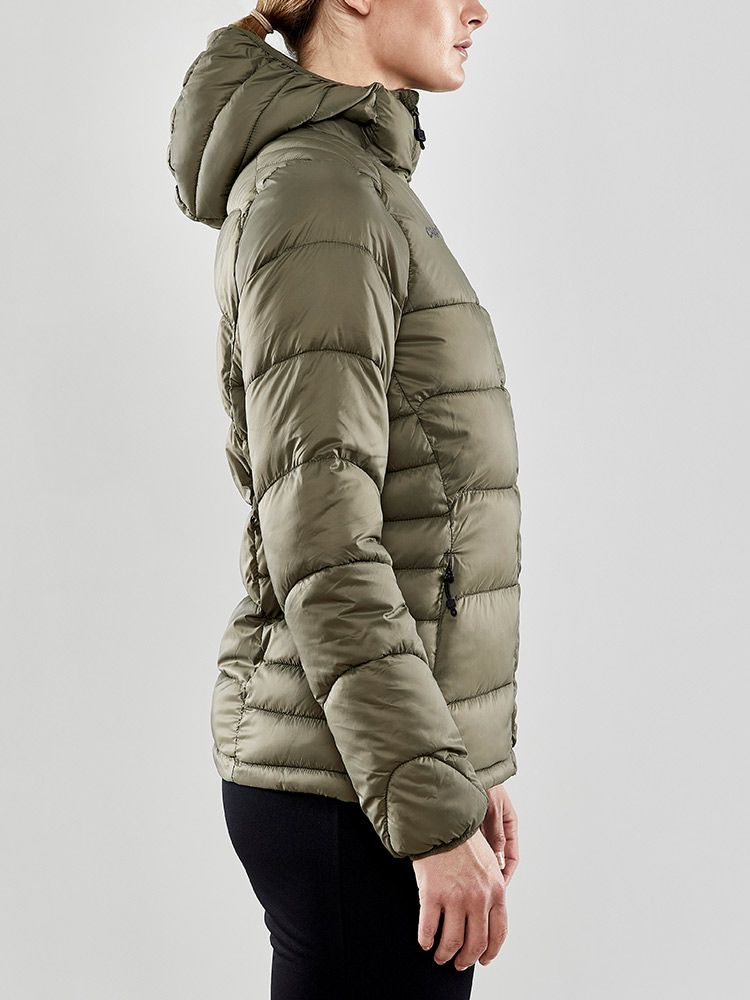 Sportliche Winterjacke Damen Grün