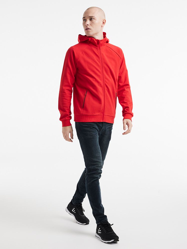 Sport Jacke Herren Rot