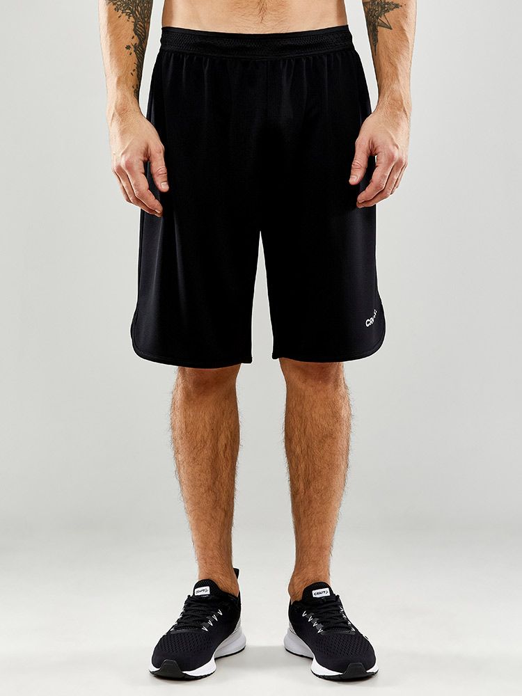 Kurze Herren Trainingshose Schwarz