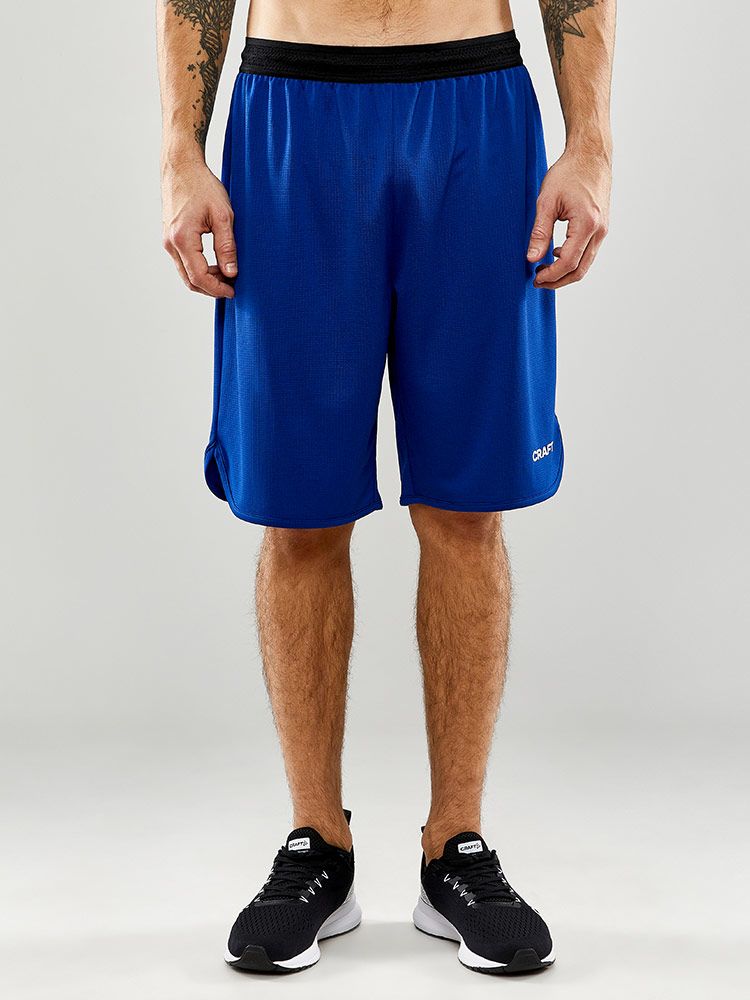 Kurze Herren Trainingshose Blau