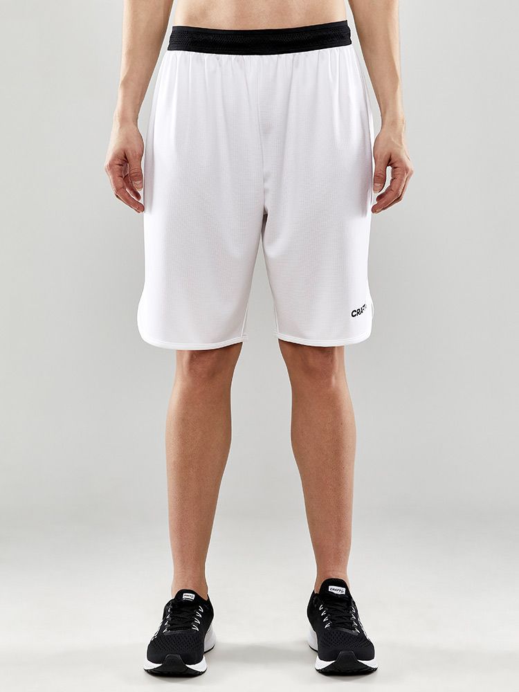 Kurze Damen Trainingshose Weiß