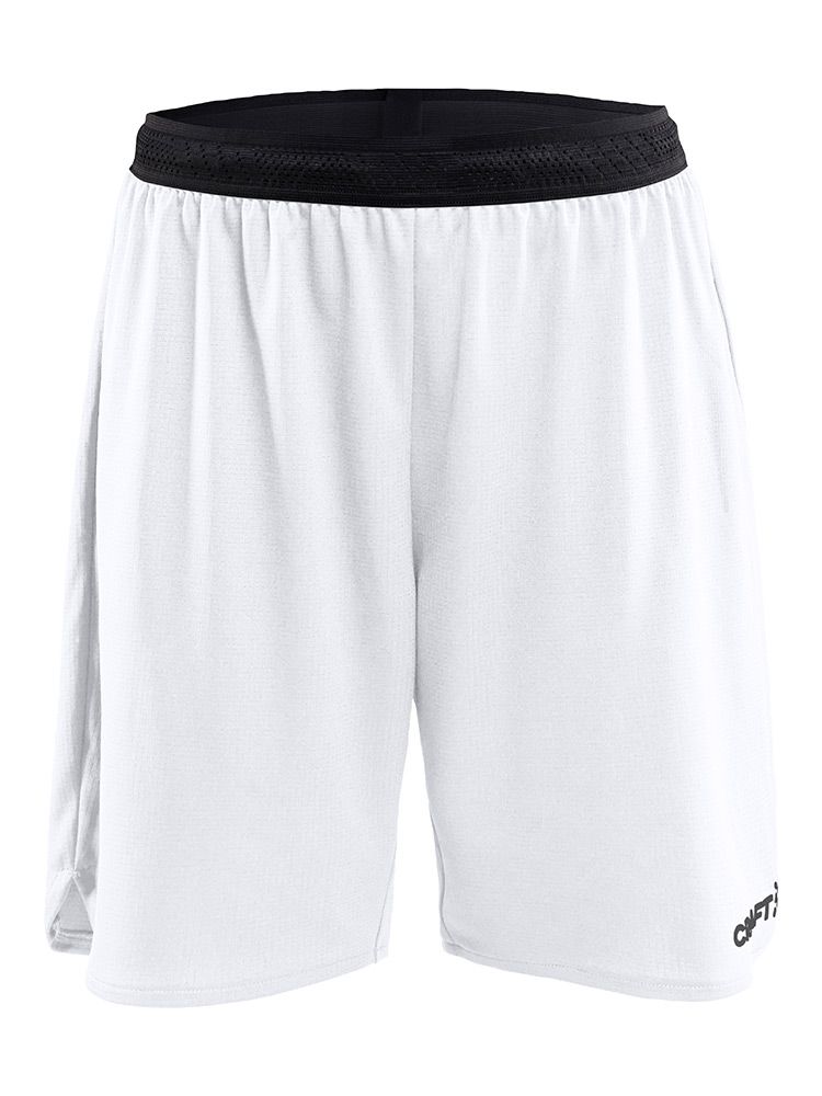 Kurze Damen Trainingshose Weiß