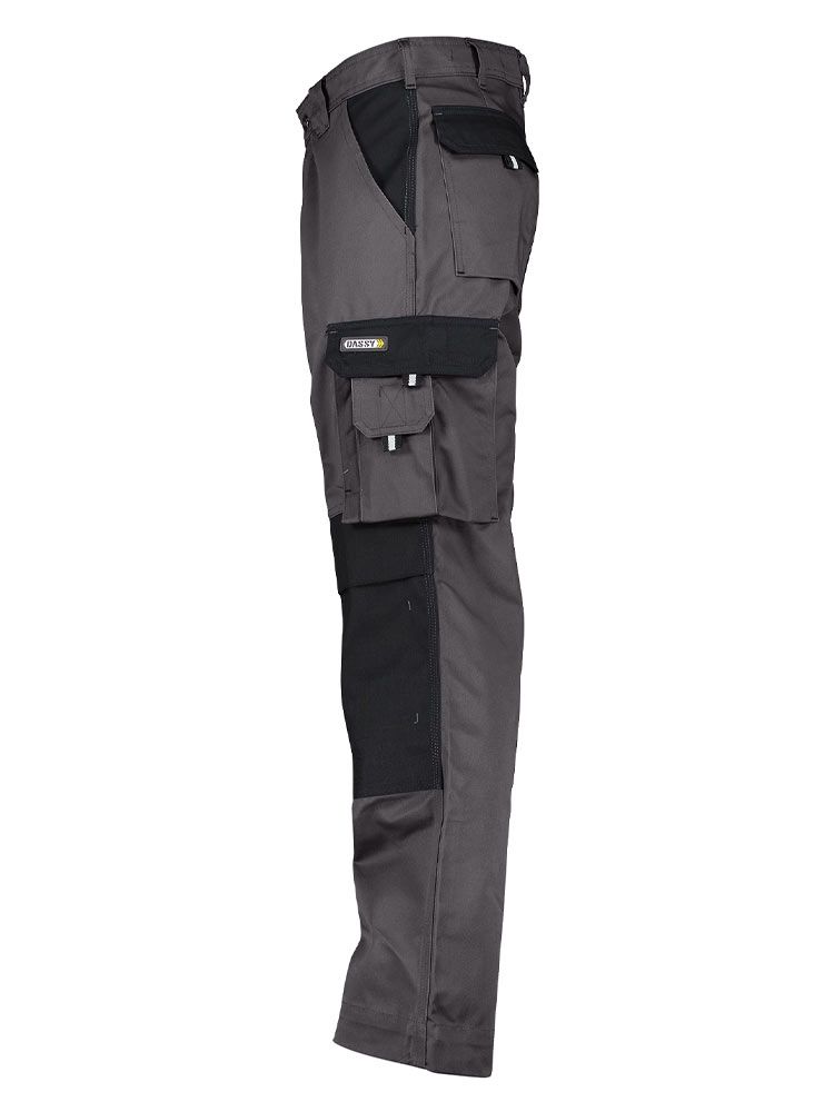 Robuste Dachdecker Arbeitshose mit Cordura-Verstärkung und vielen Taschen für den Profi-Einsatz