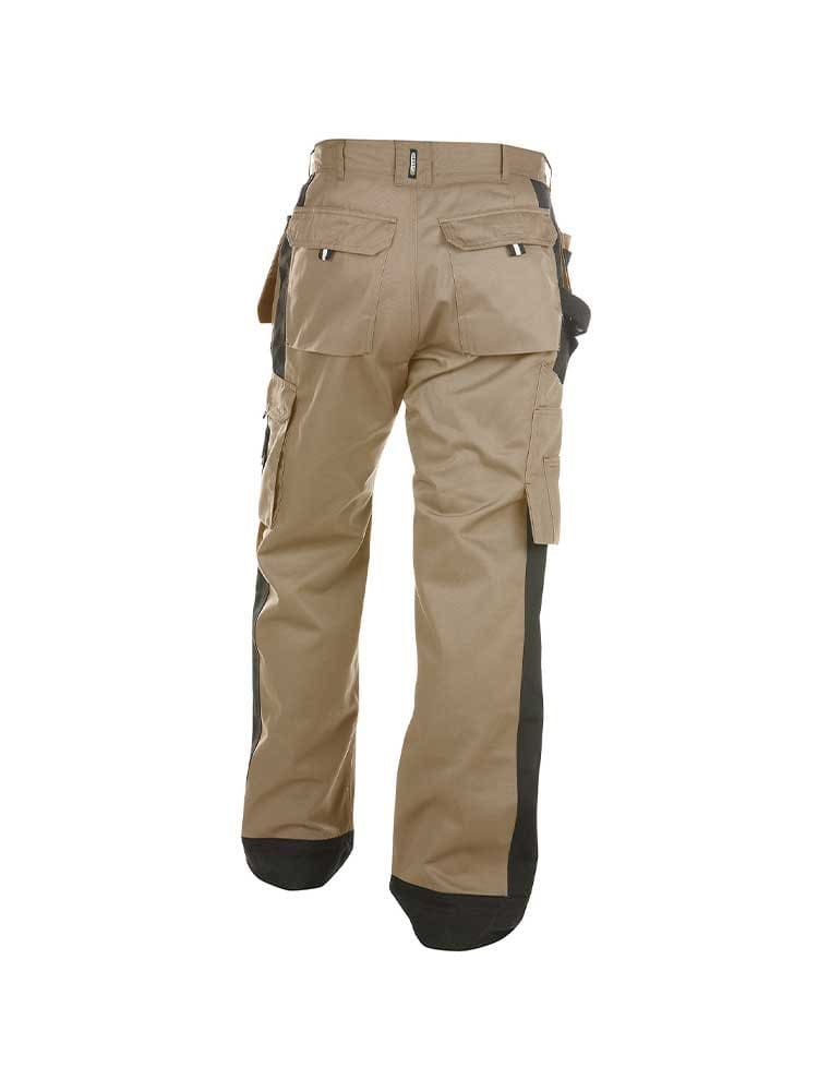Dassy mens work pants Seattle with holster pockets and knee pad pockets two-tone