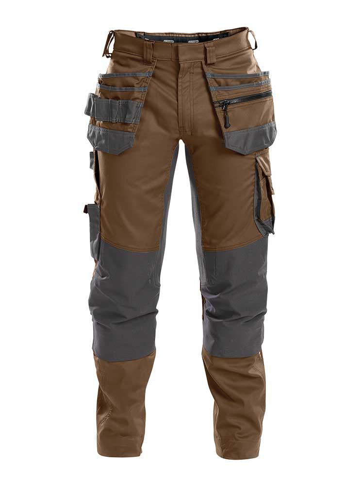 Dassy work pants Flux with stretch, holster pockets and knee pad pockets