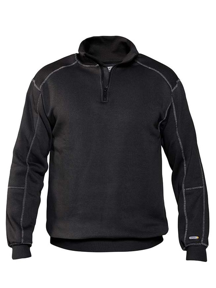 Wnter Arbeitspullover in Schwarz