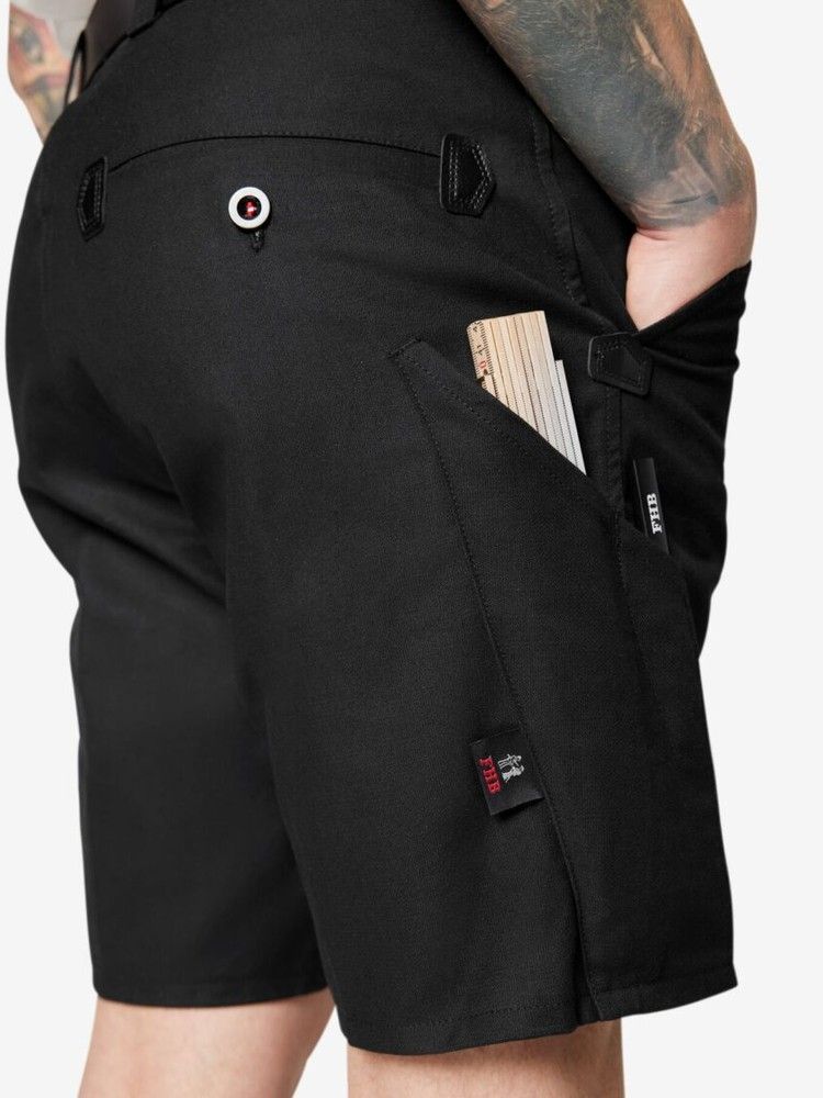 FHB Herren Zunftshorts schwarz - Wim